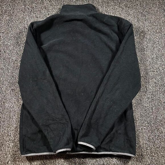 Oakley Performance Fit Fleece Pullover Men’s XL Black Gray Outdoor Quarter Snap - Picture 2 of 7